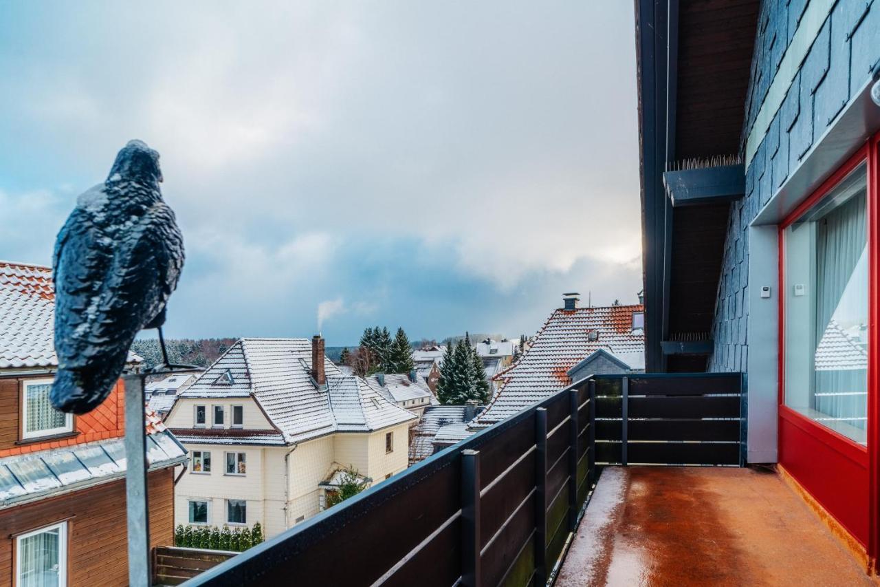 Grosse Wohnung - Boxspring - Rodelwiese - Balkon - 4 Personen Braunlage Kültér fotó